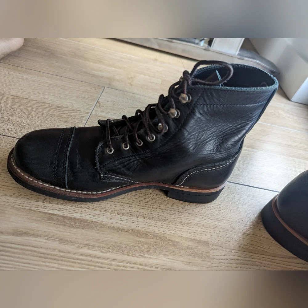 Red wing Iron ranger boot size 7.5 (37.5) - Picture 6 of 12